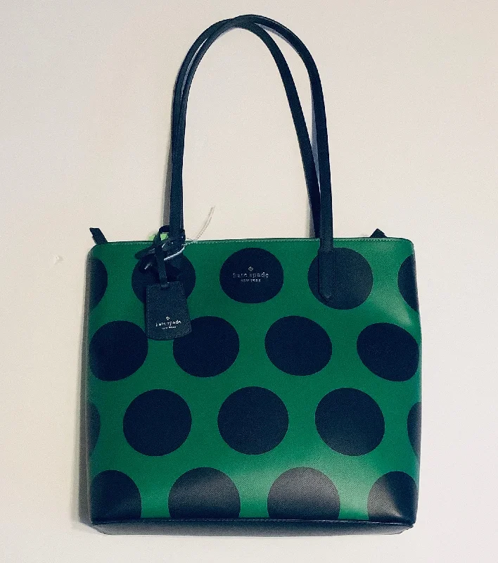 Handle bags with polka dots for fun -Handbag Designer By Kate Spade, Size: Medium