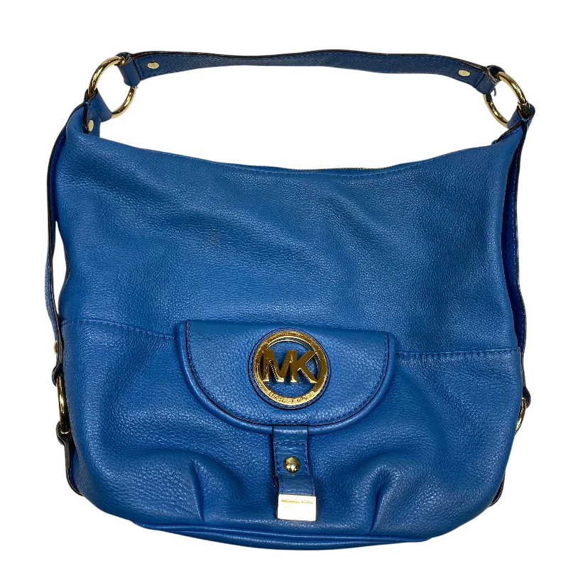 Handle bags with sturdy leather grip accents -Handbag Designer By Michael Kors, Size: Medium