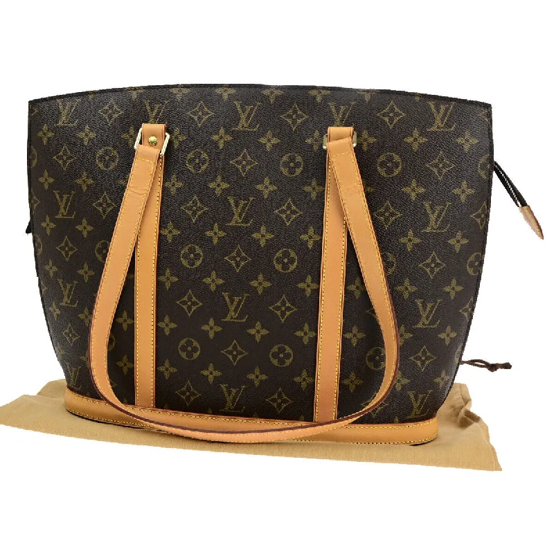 Handle bags with subtle embroidery for detail -Louis Vuitton Babylone  Canvas Shoulder Bag (Pre-Owned)