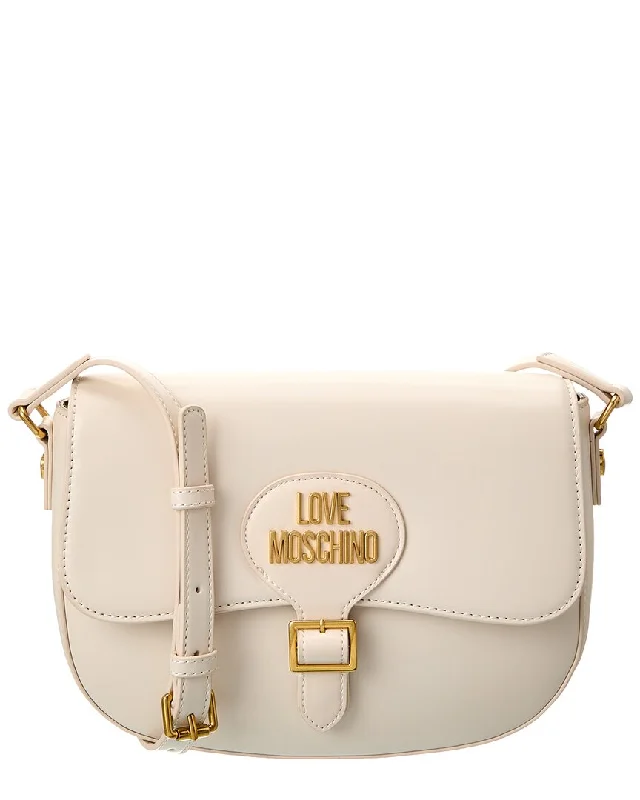 Handle bags with zipper tops for security -Love Moschino Crossbody