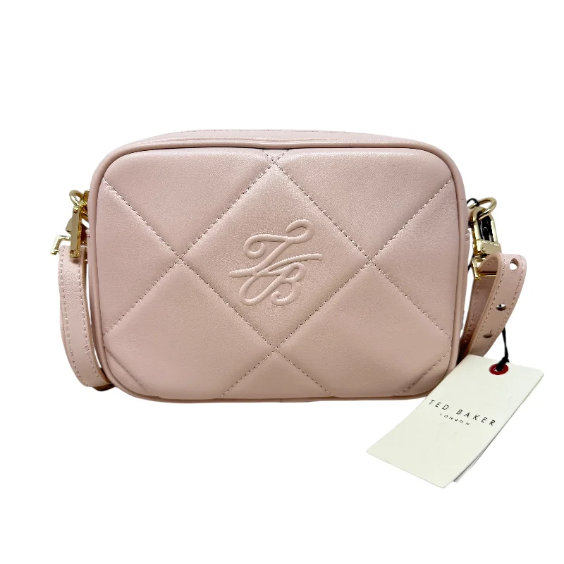 Handle bags with sleek zippers for closure -Lucy Crossbody By Ted Baker In Light Pink Rose Pastel, Size: Small