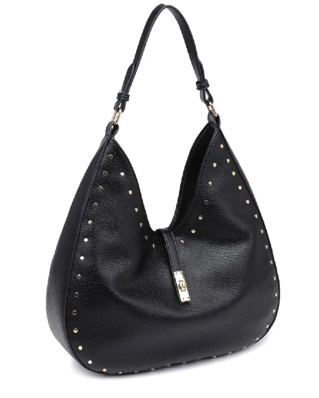 Handle bags with monogram designs for personalization -Moda Luxe Olivia Hobo Bag