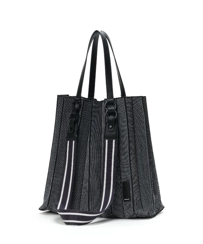 Handle bags with bold logos for branding -The XOXO Origami Tote