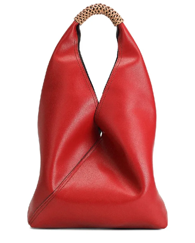 Handle bags with soft velvet for luxury -Tiffany & Fred Paris Smooth Leather Shoulder Bag