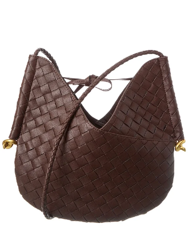 Handle bags with padded straps for comfort -Tiffany & Fred Paris Woven Leather Shoulder Bag