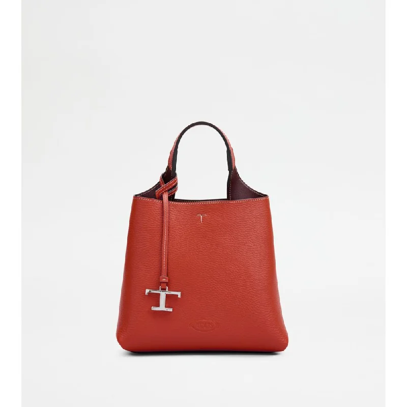 Handle bags with lightweight nylon for ease -Tod's Bag in Leather Mini