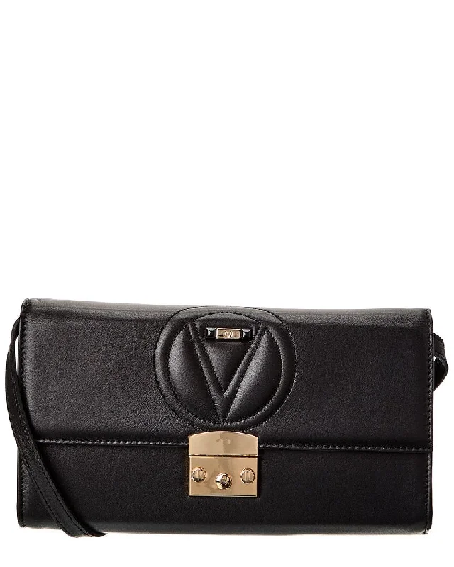 Handle bags with quilted leather for luxury -Valentino by Mario Valentino Cocotte Signature Leather Shoulder Bag