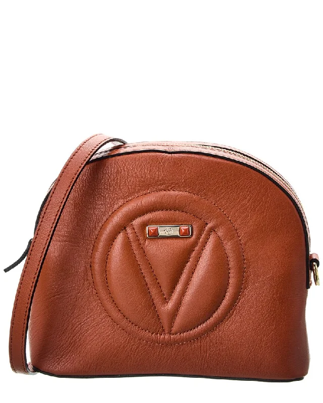 Handle bags with soft fabric for comfort -Valentino by Mario Valentino Diana Signature Leather Crossbody