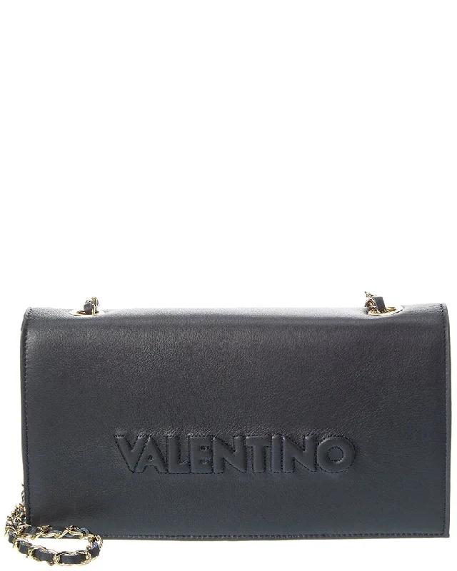 Handle bags with vegan suede for softness -Valentino by Mario Valentino Lena Embossed Leather Crossbody