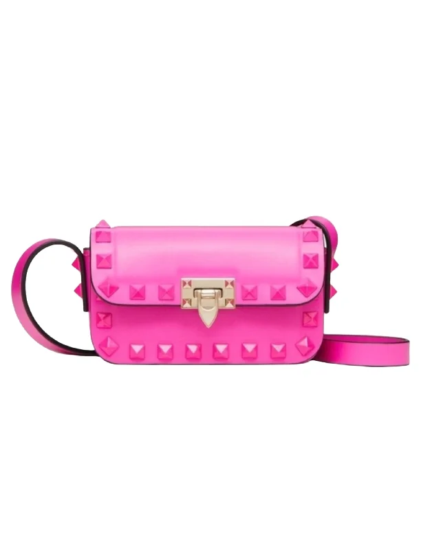 Handle bags with inner compartments for essentials -Valentino Garavani Rockstud Mini Shoulder Bag