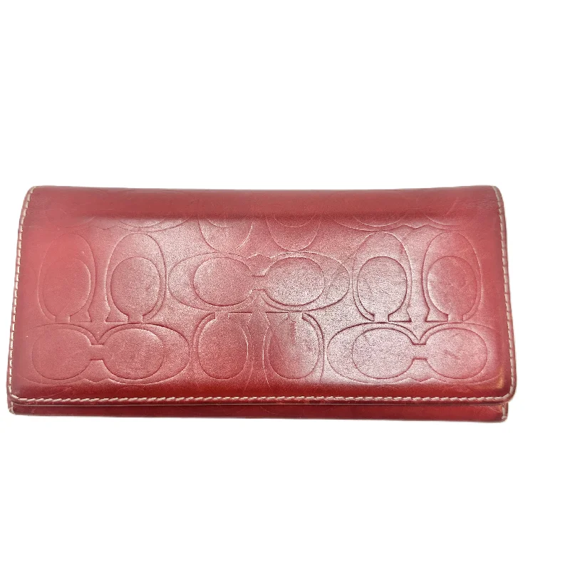 Handle bags with structured shapes for class -Wallet Designer By Coach, Size: Large