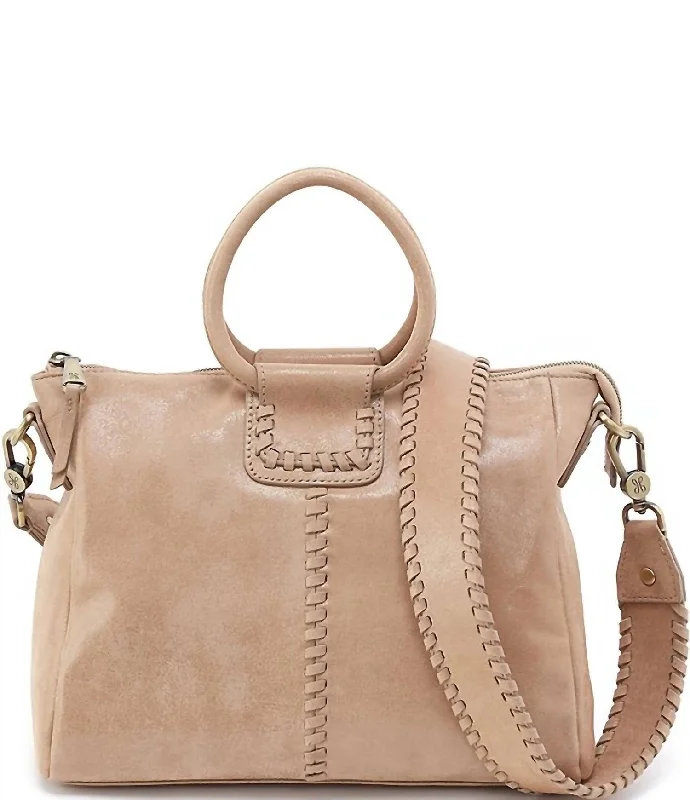 Leather handle bags for elegant daily carry -Women's Sheila Medium Satchel In Irish Creme